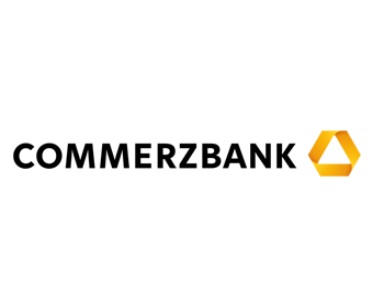 Logo for Commerzbank, a major German bank